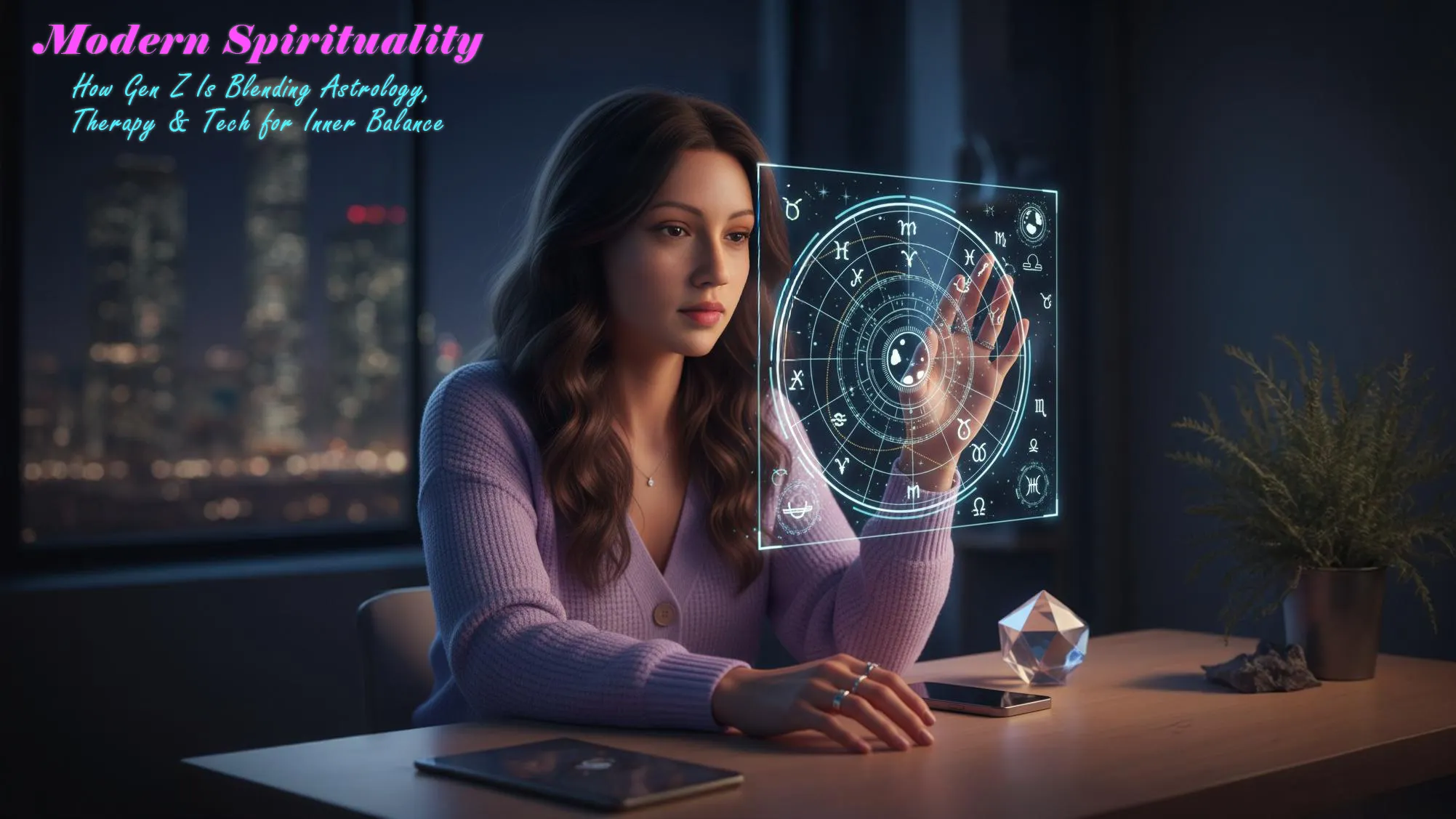 🌙 Modern Spirituality: How Gen Z Is Blending Astrology, Therapy & Tech for Inner Balance