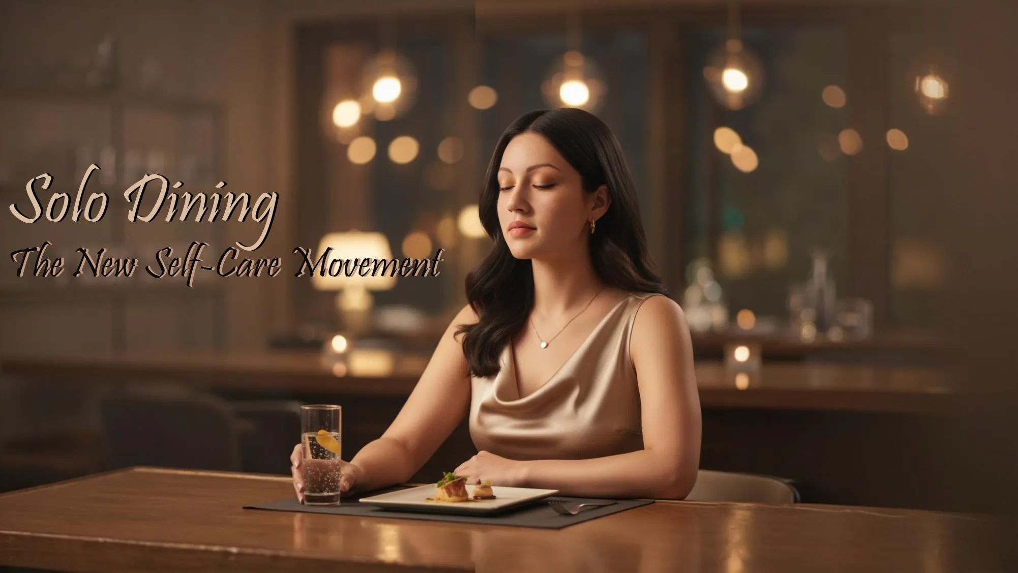 🍽️ Solo Dining — The New Self-Care Movement