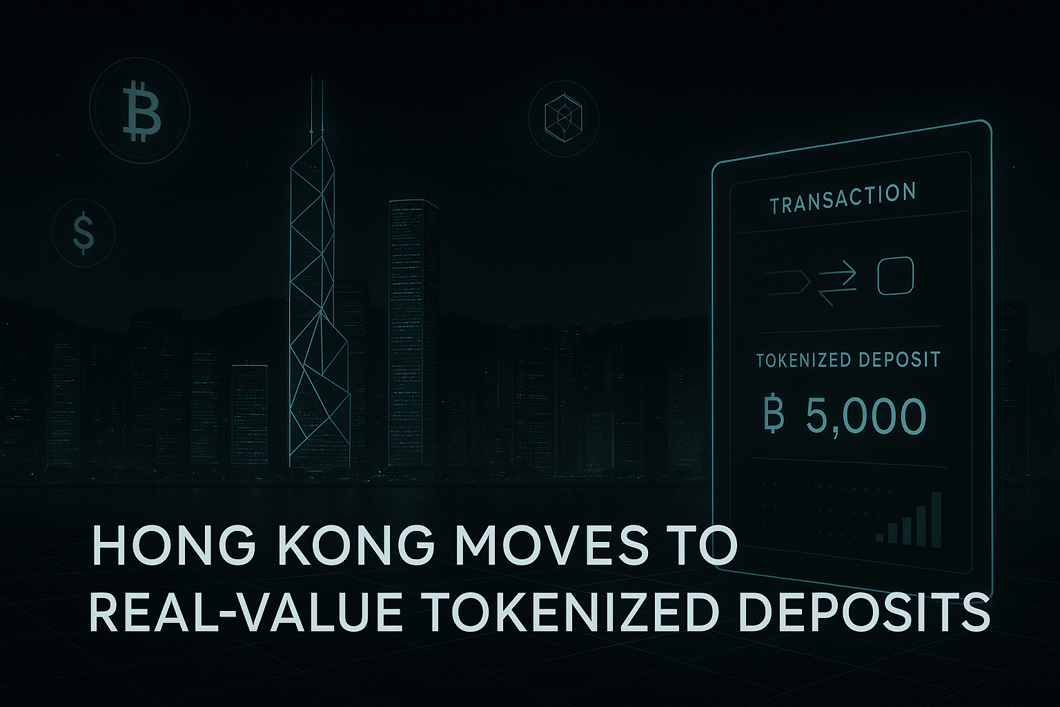 Hong Kong Moves to Real-Value Tokenized Deposits
