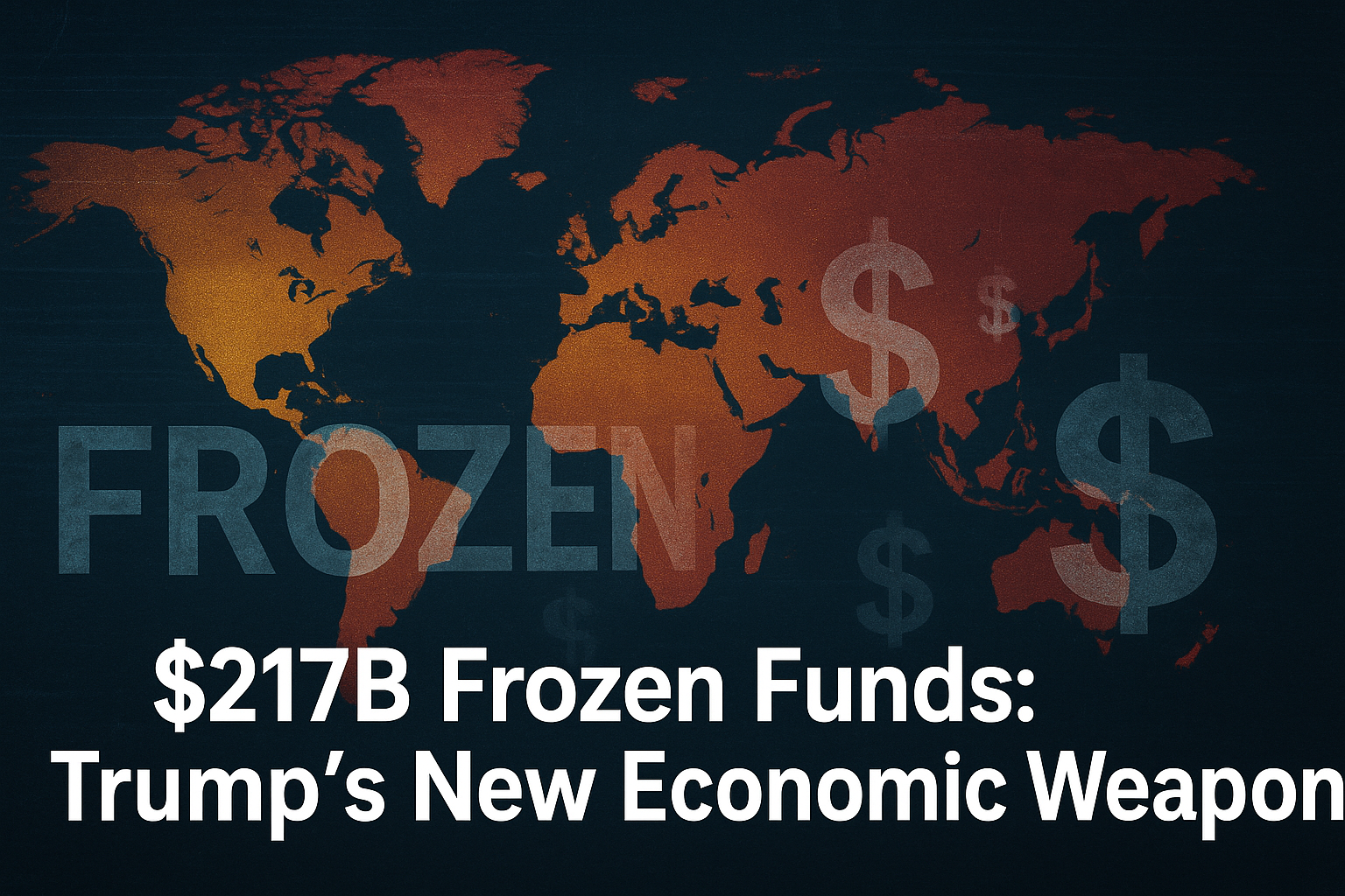 Trump Backs EU’s $217B Plan to Tap Frozen Russian Assets