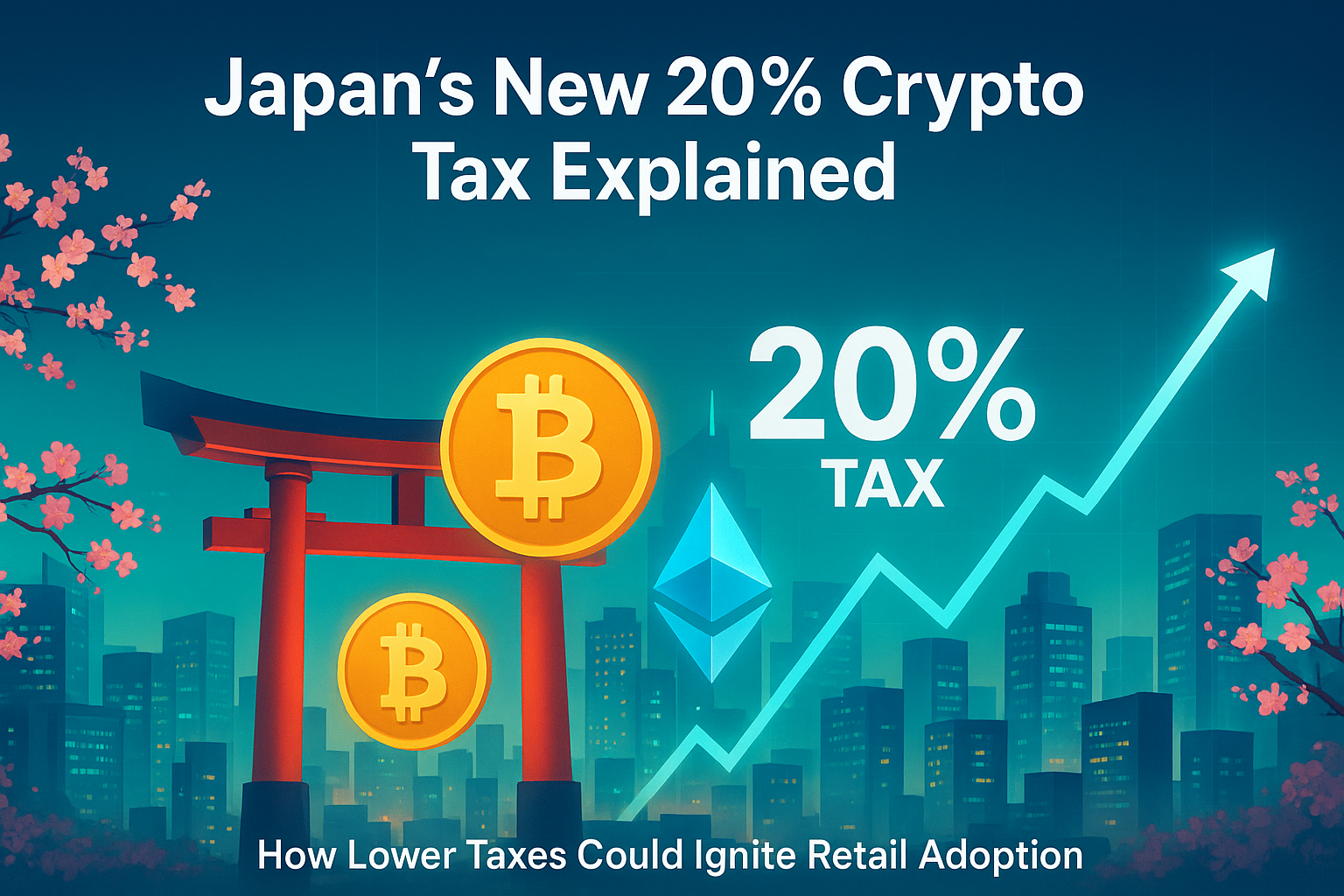 Japan’s Crypto Tax Cut: How the 20% Rule Could Ignite Retail Adoption