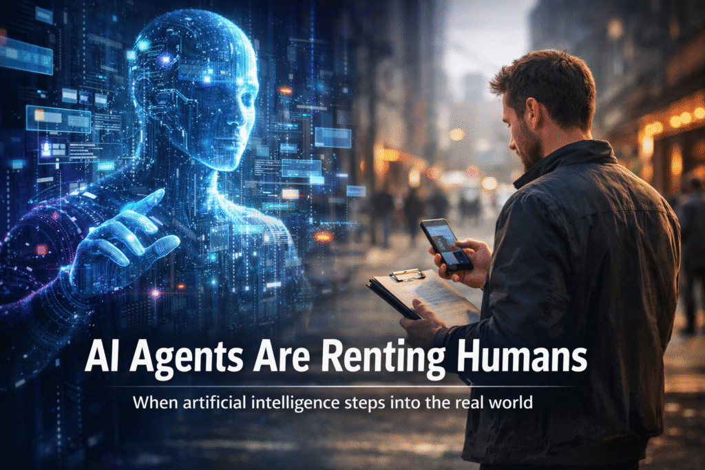 AI agents renting humans for real-world tasks in a crypto-powered artificial intelligence experiment