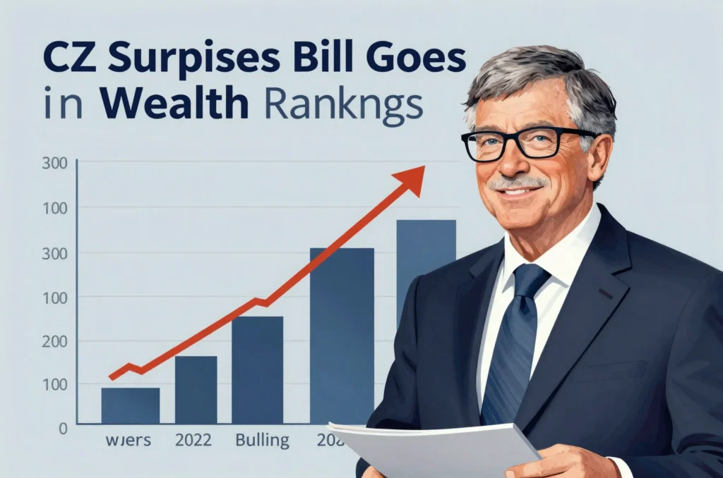 Surpasses CZ Surpasses Bill Gates in Wealth Rankings - $110B Value